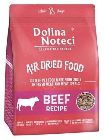 DOLINA NOTECI SUPERFOOD Air Dried with beef 1kg dry dog food - Dog Kibble - Main image