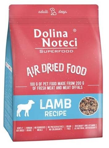 DOLINA NOTECI SUPERFOOD Air Dried with lamb 1kg dry dog food - Dog Kibble - Main image