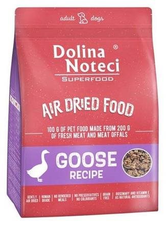 DOLINA NOTECI SUPERFOOD Air Dried with goose meat 1kg dry dog food - Dog Kibble - Main image
