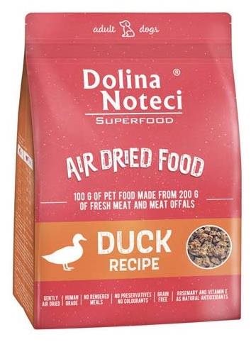 DOLINA NOTECI SUPERFOOD Air Dried with duck meat 1kg dry dog food - Dog Kibble - Main image