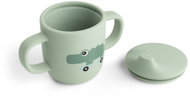 DONE BY DEER Playground silicone cup with spout and two handles, green 120ml - Baby cup