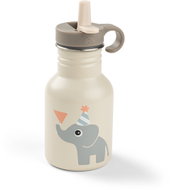 DONE BY DEER Celebration stainless steel bottle, sand, 350ml - Children's Water Bottle