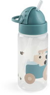 DONE BY DEER Tiny farm straw bottle, blue, 350ml - Children's Water Bottle