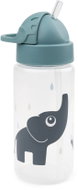 DONE BY DEER Elphee straw bottle, blue, 350ml - Children's Water Bottle
