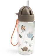 DONE BY DEER Tiny trails straw bottle, sand, 350ml - Children's Water Bottle