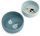 Dotti silicone bowl set, blue, 2 pcs