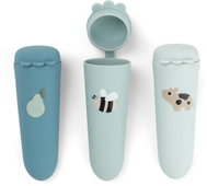 Done by Deer Dotti Silicone Ice Lolly Moulds, Blue – 3-piece set - Ice Pop Mould