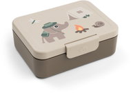 Done by Deer Svačinový box s přepážkou Tiny trails, pískový - Lunch Box
