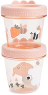 Done by Deer Tiny Farm Baby Food Containers, Pink – 2-pack - Kit