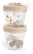 Done by Deer Celebration Baby Food Jars, Sand - 2-pack - Kit