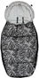 Dooky Footmuff DeLuxe Grey Leaves, vel. L - Fusak do kočárku