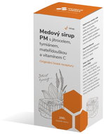 Purus Meda Medový sirup s jitrocelem, tymiánem, mateřídouškou a vitamínem C 200 g  - Dietary Supplement
