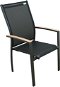 Zahradní židle DOPPLER Židle zahradní, stohovací EXPERT WOOD, antracit - Zahradní židle