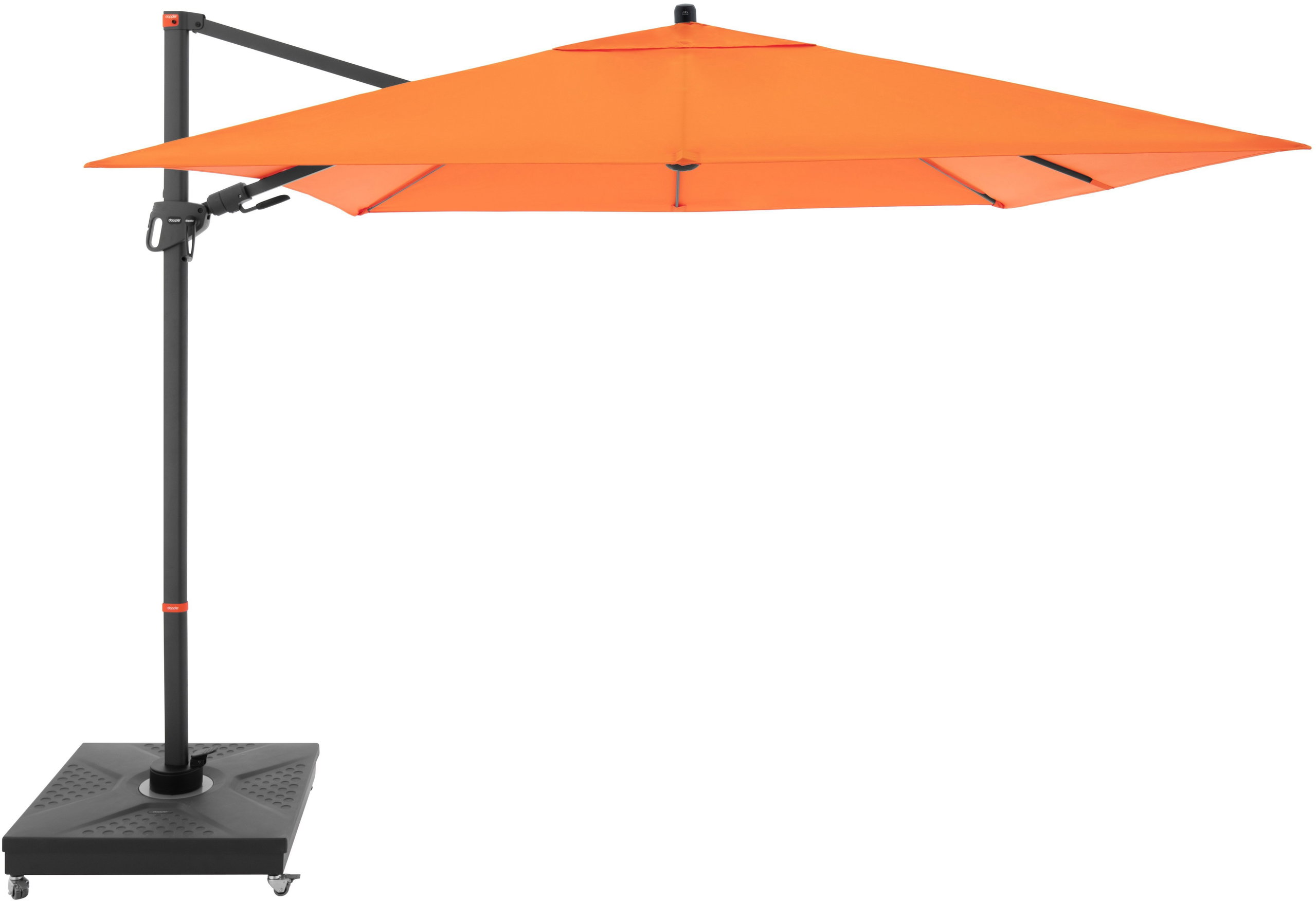 Doppler myZone 280 × 280 cm függő napernyő
