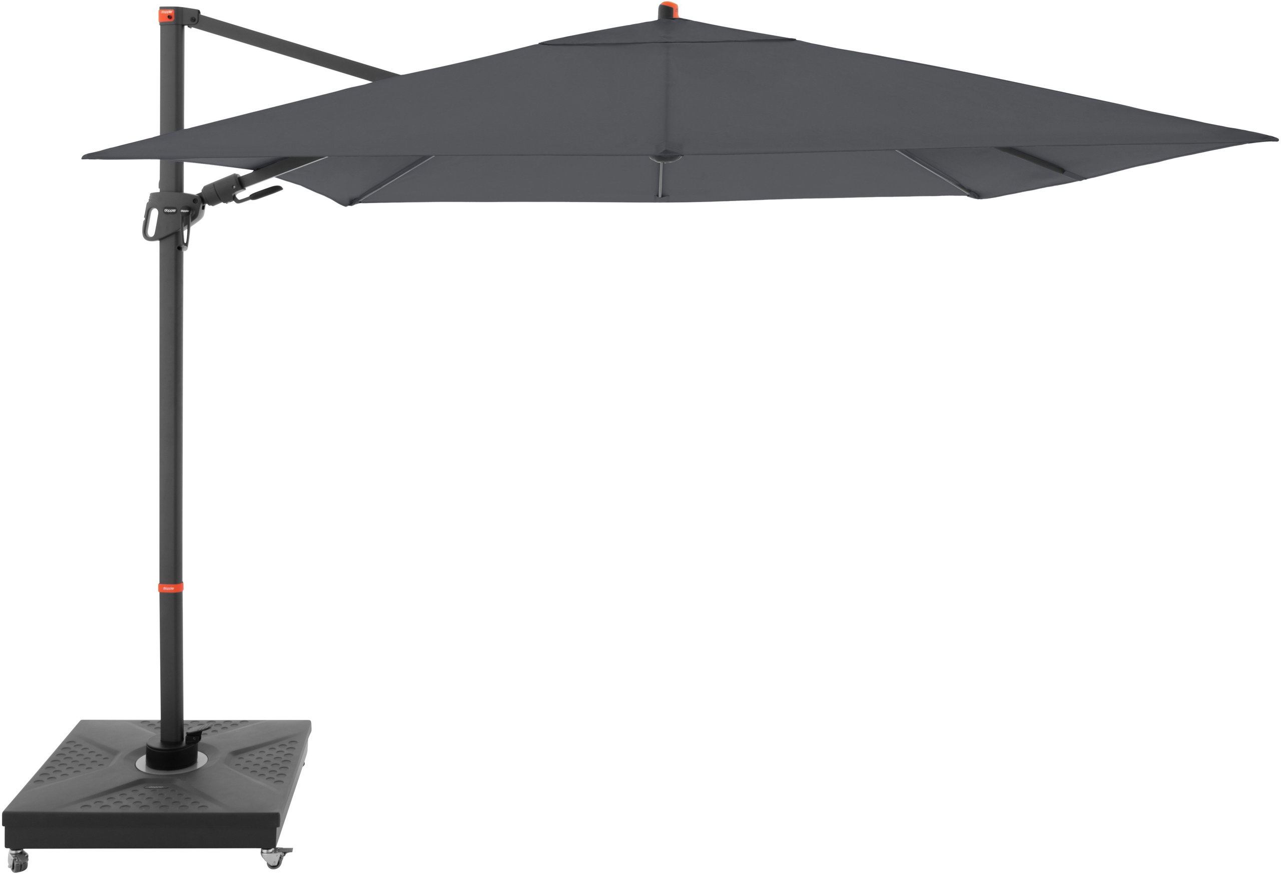 Doppler myZone 280 × 280 cm kerti oldalkaros napernyő