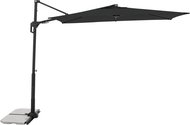 DOPPLER Garden parasol ACTIVE 240 × 135 cm, design 840, anthracite - Sun Umbrella