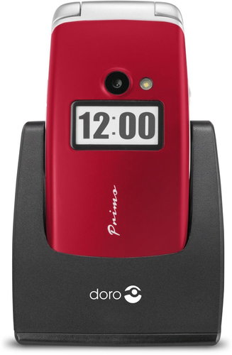 Doro Primo 413 Rot - Handy - Hauptbild