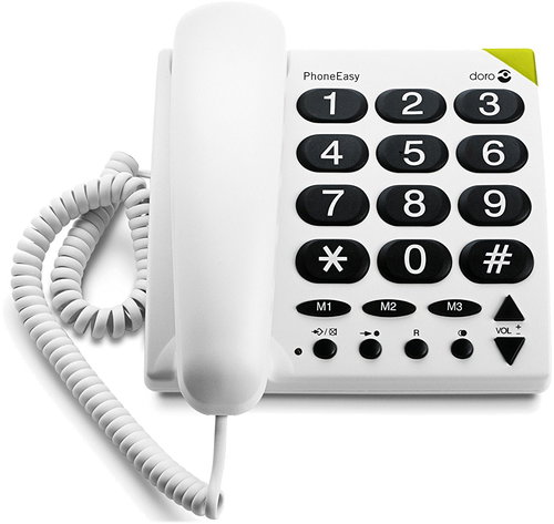 Doro PhoneEasy 311c Weiß - Tisch-Telefon - Hauptbild