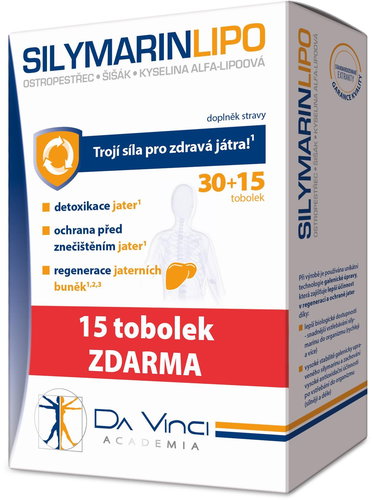 SILYMARIN LIPO Da Vinci Academia tob.30+15 FREE - Dietary Supplement - Main image