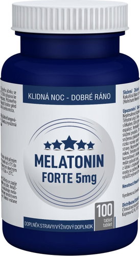 Clinical Melatonin Forte 5mg NEW tbl. 100 Clinical - Melatonin - Main image
