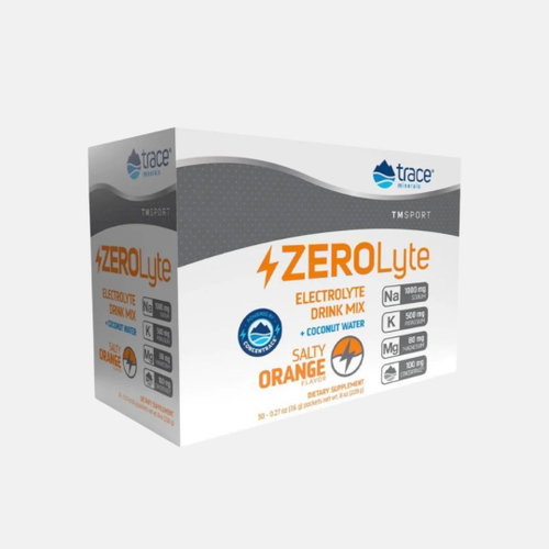 Trace Minerals Zerolyte Salty Citrus Orange, 30 sachets - Electrolytes - Main image