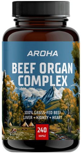 Aroha Beef Organ Complex 240 capsules - Dietary Supplement - Main image