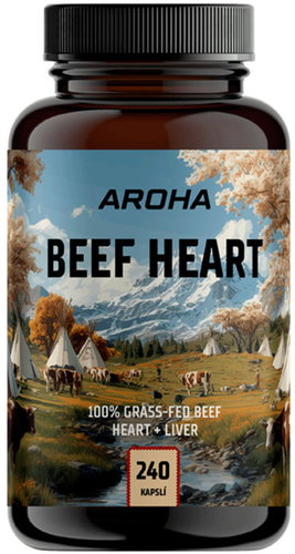 Aroha Beef Heart 240 capsules - Dietary Supplement - Main image