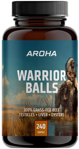 Aroha Warrior Balls 240 capsules - Dietary Supplement - Main image