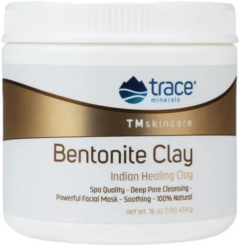 Trace Minerals Bentonite Clay, 454 g - Dietary Supplement - Main image