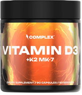 Complex Vitamin D3 + K2 MK-7, 90 capsules - Vitamins