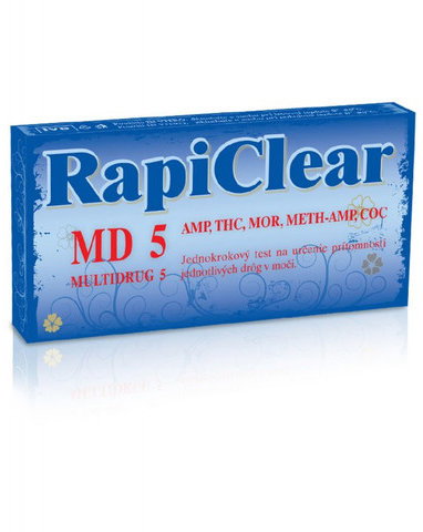 RapiClear Multidrog 5, 1 piece - Home Test - Main image
