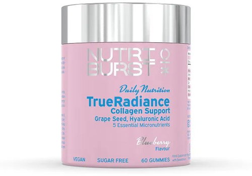 Nutriburst TrueRadiance gummies with liposomal vit. C, hyaluronate, biotin, blueberry, 60 pcs Main image Nutriburst TrueRadiance gummies with liposomal vit. C, hyaluronate, biotin, blueberry, 60 pcs - Dietary Supplement - Main image