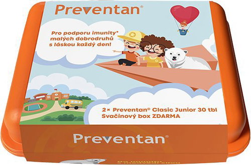 Preventan Clasic Junior 2 × 30 tablets + snack box - Dietary Supplement - Main image
