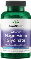 Swanson Albion Magnesium Glycinate 133mg 90 Capsules - Magnesium