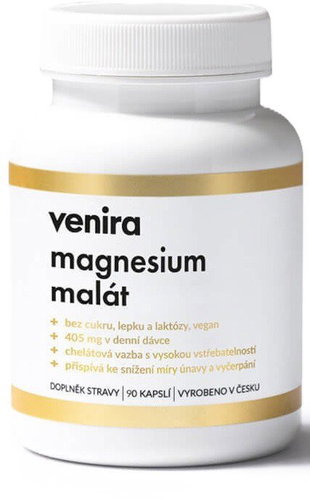 VENIRA Magnesium Malate 90 capsules - Magnesium - Main image