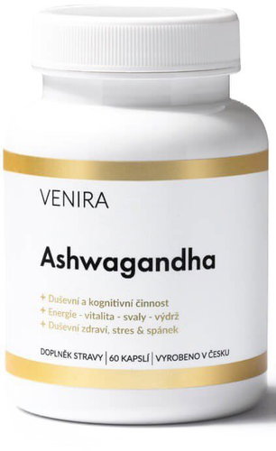VENIRA Ashwaganda 60 capsules - Ashwagandha - Main image