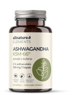 Allnature Elements Ashwagandha KSM-66® 300 mg 90 kapslí - Ashwagandha