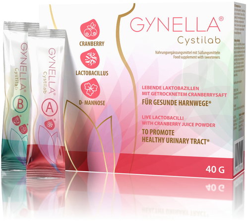 GYNELLA Cystilab 10 × 40 g sáčky - Dietary Supplement - Main image