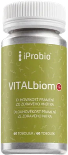 iProbio VITALbiom+ for Longevity Support and Healthy Vitality 60 capsules - Probiotics - Main image
