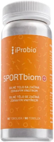 iProbio SPORTbiom+ for athletic performance and post-exercise recovery 90 capsules - Probiotics - Main image