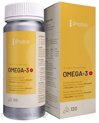 iProbio OMEGA-3+ Essentials Omega-3 from Microalgae 120 Capsules - Omega 3 - Main image