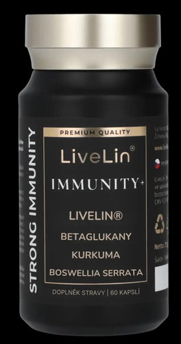 LiveLin Immunity+ 60 kapslí - Beta-glucan - Main image