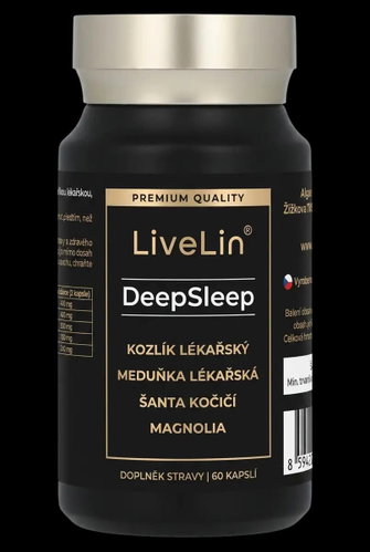 LiveLin DeepSleep 60 kapslí Hlavní obrázek LiveLin DeepSleep 60 kapslí - Doplněk stravy - Hlavní obrázek