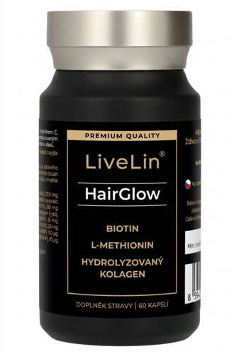 LiveLin HairGlow 60 kapslí - Dietary Supplement - Main image