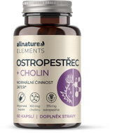 Allnature Elements Ostropestřec 375 mg + Cholin 100 mg, 60 kapslí - Milk Thistle