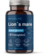 Allnature MYCOLAB Lion’s Mane 500 mg extraktu, 30 % beta-glukanů + B5 + jód + B12, 90 kapslí - Dietary Supplement