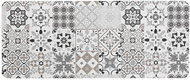 Douceur d'intérieur Oblong bathroom mat with mosaic pattern 50 × 120 cm - Bath Mat