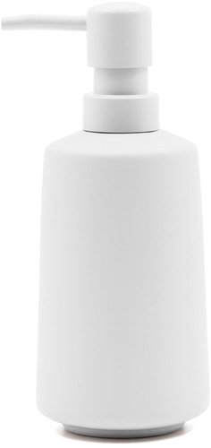 Douceur d'intérieur Ceramic soap dispenser in uniform Ceralia white - Soap Dispenser - Main image