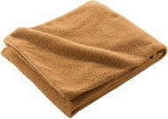 Douceur d'intérieur Soft fleece blanket Wooly effect boucle 125 × 150 cm light brown - Blanket