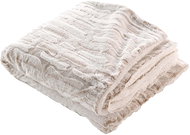 Douceur d'intérieur Plush faux fur blanket, Lynx, grey - Blanket